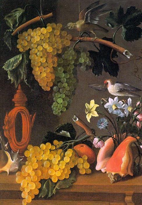  Juan de  Espinosa Still Life with Grapes  6 France oil painting art